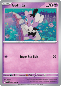 pokemon s v white flare gothita 041 086