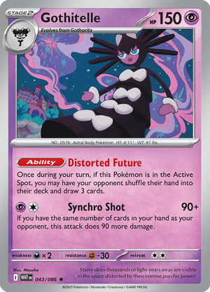 Gothitelle - 043-086 (Master Ball)