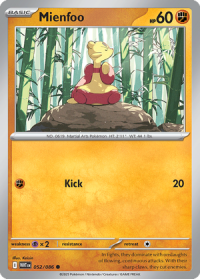 pokemon s v white flare mienfoo 052 086 master ball