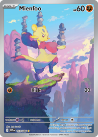 pokemon s v white flare mienfoo 133 086 illustrator rare