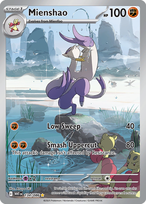 Mienshao - 134-086 - Illustrator Rare