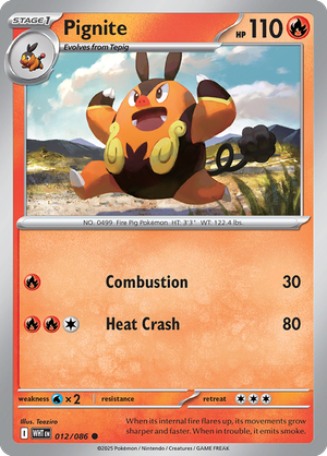 Pignite - 012-086 (Poke Ball)