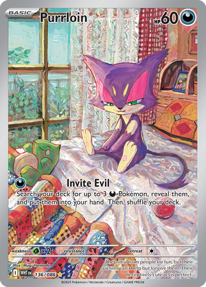 Purrloin - 136-086 - Illustrator Rare