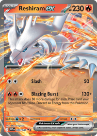 pokemon s v white flare reshiram ex 020 086