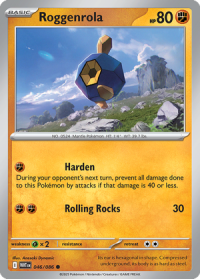 pokemon s v white flare roggenrola 046 086 poke ball