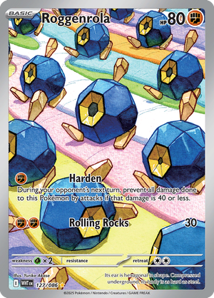 Roggenrola - 127-086 - Illustrator Rare