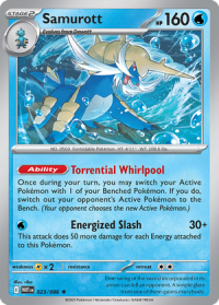 pokemon s v white flare samurott 023 086 poke ball