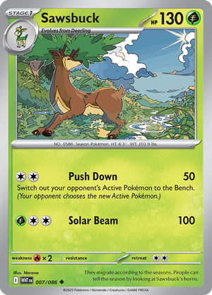 Sawsbuck - 007-086 (Master Ball)