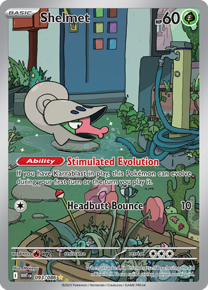 Shelmet - 093-086 - Illustrator Rare