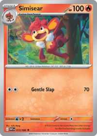 pokemon s v white flare simisear 015 086 poke ball