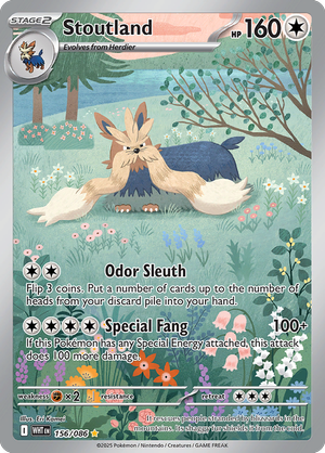 Stoutland - 156-086 - Illustrator Rare