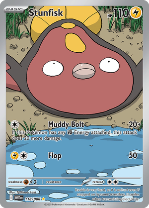 Stunfisk - 118-086 - Illustrator Rare