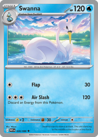 pokemon s v white flare swanna 026 086 rh