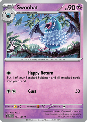 Swoobat - 037-086 (Master Ball)
