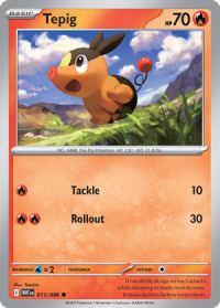 pokemon s v white flare tepig 011 086