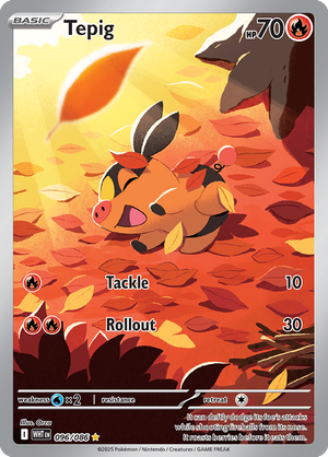 Tepig - 096-086 - Illustrator Rare