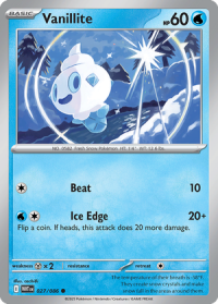 pokemon s v white flare vanillite 027 086 rh