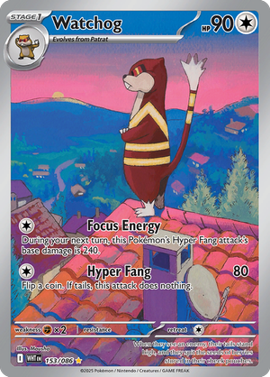 Watchog - 153-086 - Illustrator Rare