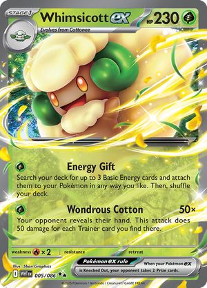 Whimsicott EX - 005-086