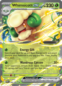 pokemon s v white flare whimsicott ex 005 086