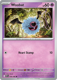 pokemon s v white flare woobat 036 086 poke ball