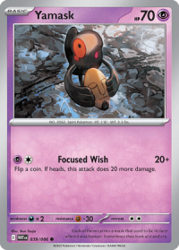 pokemon s v white flare yamask 039 086 poke ball