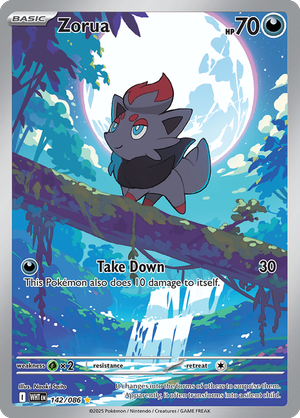 Zorua - 142-086 - Illustrator Rare
