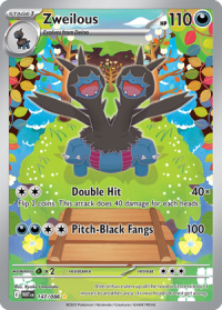 pokemon s v white flare zweilous 147 086 illustrator rare