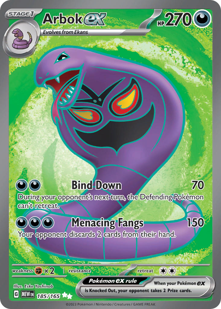 Arbok EX - 185-165 - FULL ART