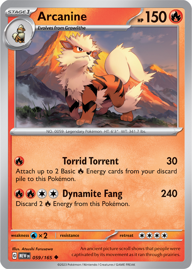 Arcanine - 059-165 (RH)