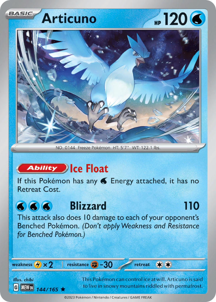 Articuno - 144-165 (RH)