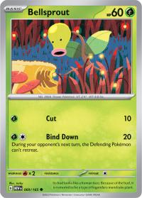 pokemon scarlet violet 151 bellsprout 069 165 rh