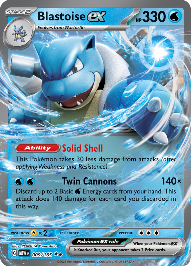 Blastoise EX - 009-165