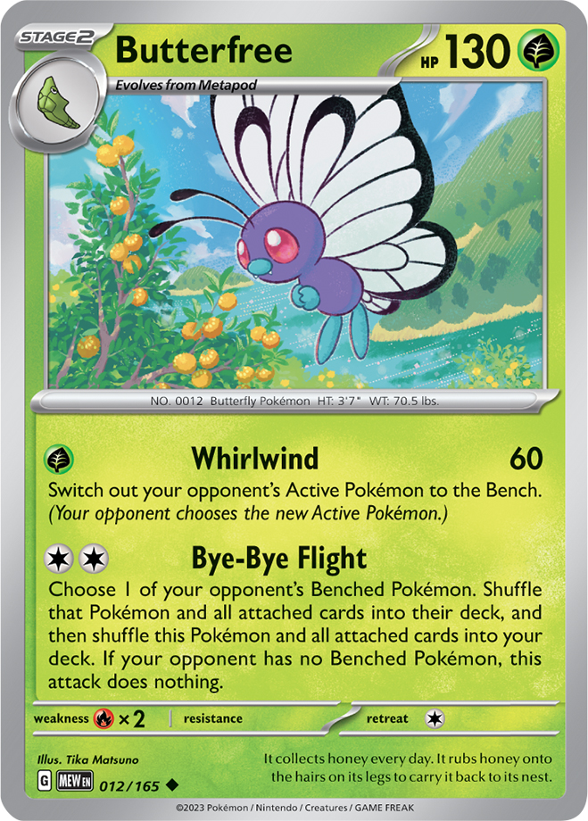 Butterfree - 012-165 (RH)