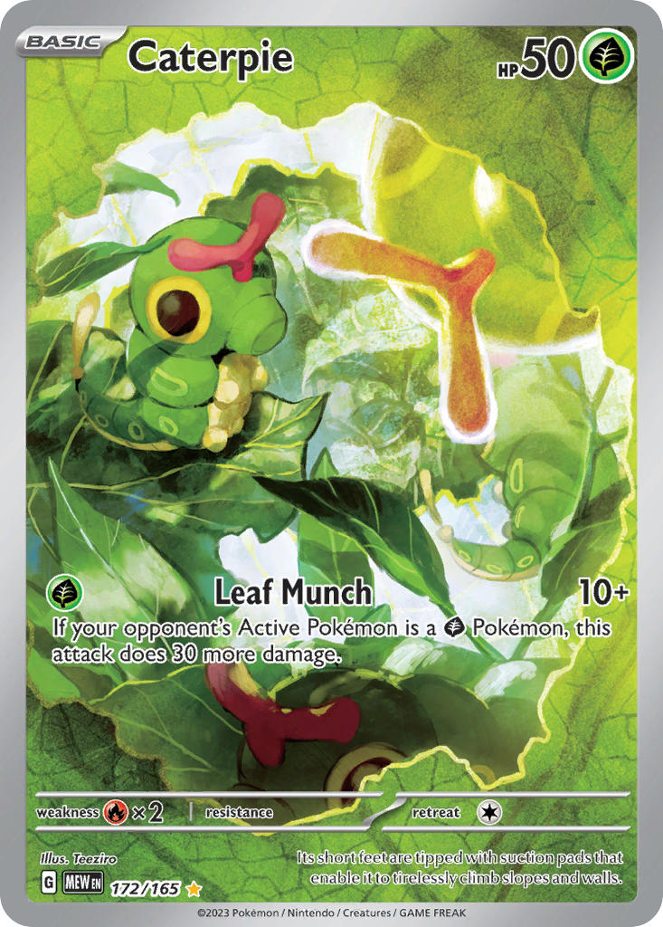 Caterpie - 172-165 - Illustration Rare