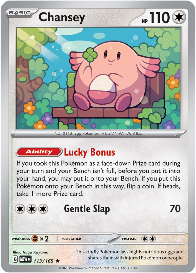 Chansey - 113-165 (RH)