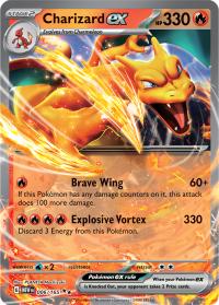 pokemon scarlet violet 151 charizard ex 006 165