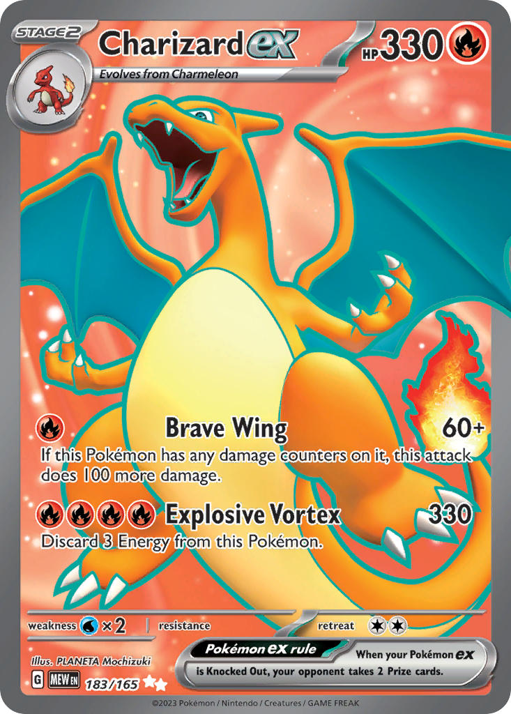 Charizard EX - 183-165 - FULL ART