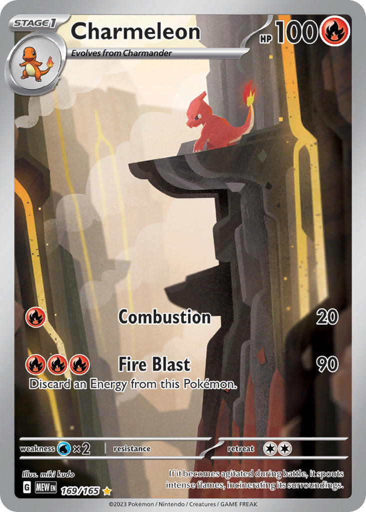 Charmeleon - 169-165 - Illustration Rare