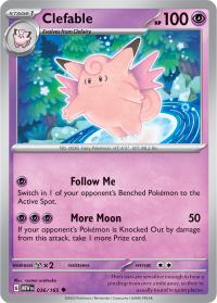 pokemon scarlet violet 151 clefable 036 165 rh