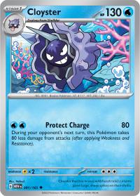 pokemon scarlet violet 151 cloyster 091 165 rh