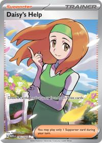 pokemon scarlet violet 151 daisy s help 195 165 full art