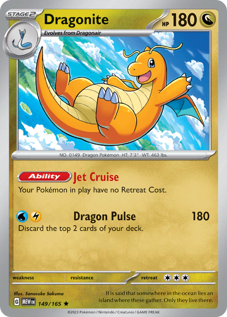 Dragonite - 149-165 (RH)