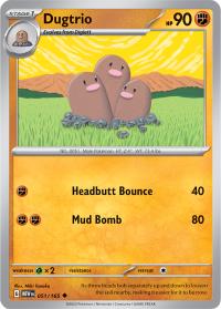 pokemon scarlet violet 151 dugtrio 051 165 rh