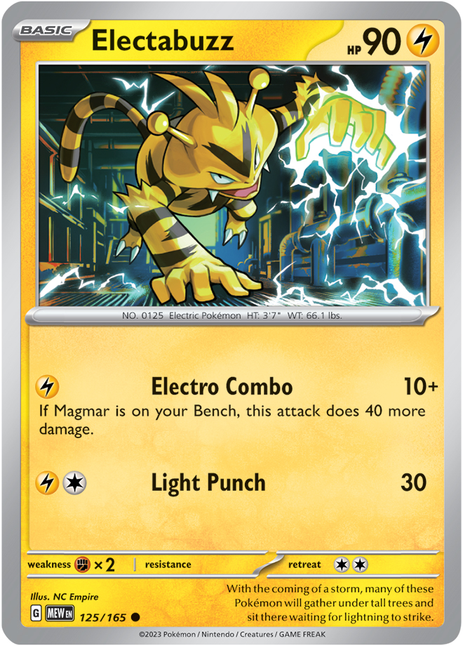 Electabuzz - 125-165 (RH)