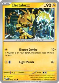 pokemon scarlet violet 151 electabuzz 125 165 rh