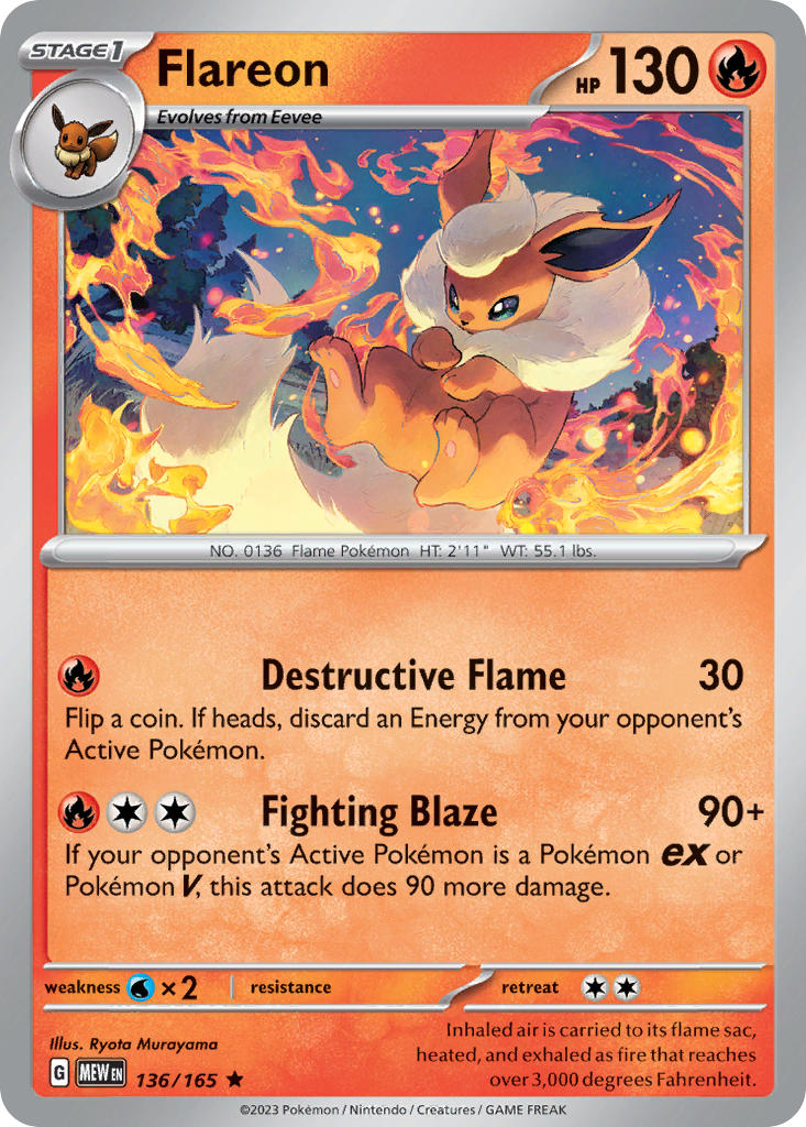 Flareon - 136-165 (RH)