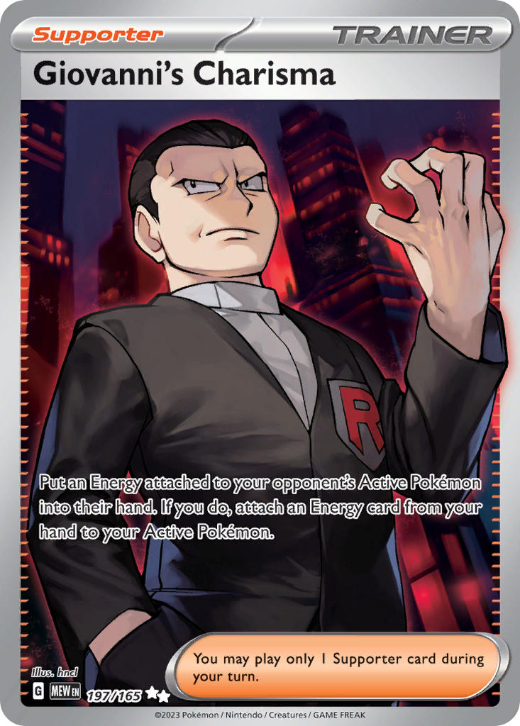 Giovanni's Charisma - 197-165 - FULL ART