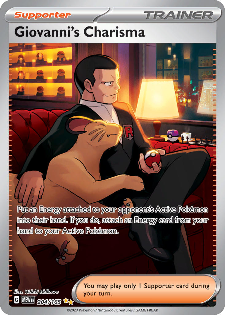 Giovanni's Charisma - 204-165 - Special Illustration