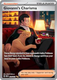 pokemon scarlet violet 151 giovanni s charisma 204 165 special illustration